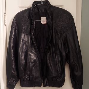 Vintage Leather VAKKO jacket Neiman Marcus